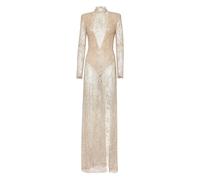 Philipp Plein - Vestido Largo de Encaje - Dresses - Mujer - Rosa - L -