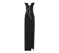 Philipp Plein - Vestido Largo Thunder - Dresses - Mujer - Negro - M -