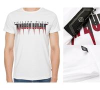 Philipp Plein Wqc Corte Statement Logo Camiseta Cuello Redondo Top Nueva