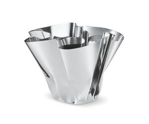 PHILIPPI - Jarrón Margeaux - Jarrón de Acero Inoxidable doblado a Mano - Ideal para Tulipanes, Rosas, Objetos Decorativos