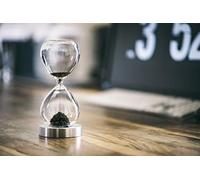 Philippi Lala - Reloj de Arena (Cristal, 16 cm), Color Plateado