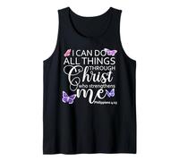 Philippians 413 I Can Do All Things Through Christ Christian Camiseta sin Mangas