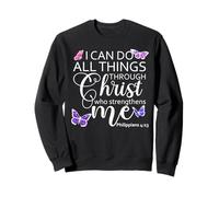 Philippians 413 I Can Do All Things Through Christ Christian Sudadera