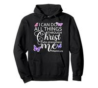Philippians 413 I Can Do All Things Through Christ Christian Sudadera con Capucha