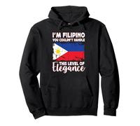 Philippines Flag Proud Elegant Filipino Boyfriend Girlfriend Sudadera con Capucha