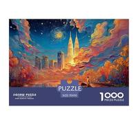 Philippines Version of The Iconic Night 1000 Piezas Cartón Rompecabezas Vibrant City Imposible, Difícil Juego Creativo Puzzle para Adultos Y Niños 70x50cm/1000pcs