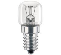 Philips Oven lamp - LÃƒ¡mpara (15W, T22, E14, 230-240V, F, 2.2 cm) Plata, Transparente