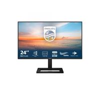 Philips 24E1N1300AE Monitor 24 Pulgadas FHD, 120Hz, IPS, 1 ms MPRT, Adaptive Sync., Altura Ajustable, Altavoces (1920x1080, 1x HDMI 1.4, USB-Hub, USB-C), Negro