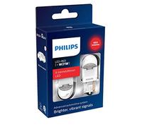 Philips 11065XURX2 LED foco de señalización para automóvil (W21W red), Rojo, Set de 2