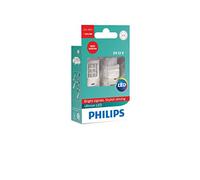 Philips 11066ULRX2 LED foco de señalización para automóvil (W21/5W red), rojo, Set de 2