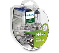 Philips 12342LLECOS2 LongLife EcoVision - Bombillas para faros delanteros H4, 2 unidades