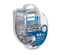 Philips 12342WVUSM WhiteVision Efecto Xenon H4 Bombilla para Faros Delanteros, 4.200K, Set de 2