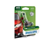 Philips 12362LLECOB1 LongLife EcoVision - Bombilla H11 para faros delanteros