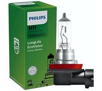 PHILIPS LÃ¡mpara H11 LongLife EcoVision halÃ³gena para VOLKSWAGEN: Golf, Passat, Touran, Touareg, Caddy, Transporter, Jetta (Ref: 12362LLECOC1)