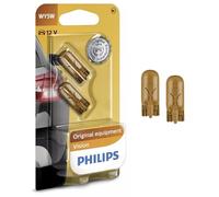 Philips 12396NAB2 - Bombillas para intermitente de coche (WY5W, 5 W, 2 unidades)