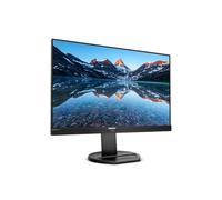 Philips 240B9 Monitor 24 Pulgadas FHD, 75Hz, IPS, 4 ms GtG, Altura Ajustable, Altavoces (1920x1200, 1x HDMI 1.4, 1x DP 1.2, USB-Hub), Negro