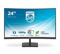Philips 241E1SC Monitor 24 Pulgadas FHD Curvo, 75Hz, VA, 4 ms GtG (1920x1080, 1x HDMI), Negro