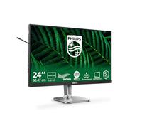 Philips 24B2G5200 Monitor 24" FHD, WLED, 100Hz, IPS, 4 ms GtG, Adaptive Sync., TUV Eyesafe, Altavoces, Altura Ajustable (1920x1080, D-Sub, 1x HDMI 1.4, 1x DP 1.2, USB-Hub) Gris Oscuro