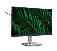 Philips 24B2G5301 - Monitor Full HD de 24 Pulgadas, Altura Regulable, Altavoces, Adaptive Sync (1920x1080, 100 Hz, 1x HDMI 1.4, 1x DisplayPort 1.2, 1x USB-C (100W PD), Hub USB, RJ45) Gris Oscuro