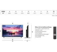 Philips 24PHS6000 HD LED Smart TV - Pantalla De 24 Pulgadas Con Pixel Plus