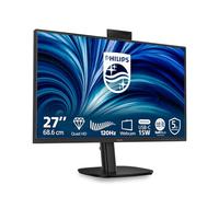Philips 27B2N3500JH Monitor 27 Pulgadas 120Hz Panel IPS, 4ms GtG, Altavoces, Webcam, Altura Ajustable, (2560x1440 HDMI 2X 2.1 TMDS DP 1x 1.2 USB Hub) Negro