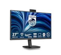 Philips 27B2U3601H Monitor 27 Pulgadas WQHD, USB Hub, 120Hz, IPS, 4 ms GtG, Adaptive Sync., Altura Ajustable, Webcam, Altavoces, (2560x1440 HDMI 1x 2.1 TMDS DP 1x 1.4) Negro