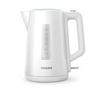 Philips 3000 Hervidor de agua eléctrico 1,7L, Base Giratoria 360°, Blanco