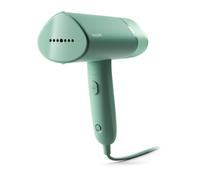 Philips 3000 Vaporizador de Mano Vertical, 1000 W, 20 g/min, Verde | Plancha vertical lista en 30s, depósito 100 ml extraíble, bolsa de viaje, Ligero y plegable (STH3010/70)