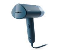 Philips 3000 Vaporizador de Mano Vertical, 1000 W, 20g/min, Azul | Plancha vertical lista en 30 segundos, depósito 100 ml extraíble, ideal para viajar, compacto y plegable (STH3000/20)