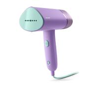 Philips 3000 Vaporizador de Mano Vertical, 1000 W, 20g/min, Morado | Plancha vertical lista en 30s, depósito 100 ml extraíble, bolsa de viaje, Ligero y plegable (STH3010/30)