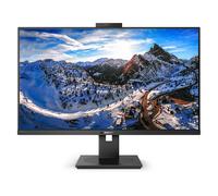 Philips 326P1H monitor acoplable USB-C QHD de 32 pulgadas, cámara web, ajustable en altura (2560x1440, 75 Hz, HDMI, DisplayPort, USB-C, concentrador USB) negro