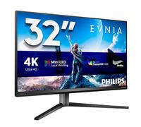 Philips 32M2N6800M Monitor 32 Pulgadas UHD, 144Hz, Fast IPS, 0.5 MPRT, Adaptive Sync., HDR1000, FreeSync Premium Pro, Altura Ajustable (3840x2160, 2X HDMI 2.1, 1x DP 1.4, USB-Hub), Gris Oscuro