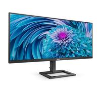 Philips 346E2LAE - Monitor WQHD de 34 pulgadas, Adaptive Sync, altavoz, altura ajustable (3440 x 1440, 100 Hz, DisplayPort, HDMI, USB-C, concentrador USB) Negro