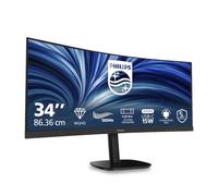 Philips 34B2N3500C Monitor 34 Pulgadas 120Hz Panel VA, 4ms GtG, HDR10, Altavoces, Altura Ajustable, (3440x1440 HDMI 2X 2.1 TMDS USB Hub) Negro