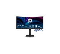 Philips 34B2U3600C/00 Monitor curvo WQHD para uso profesional con puerto USB-C