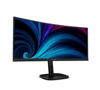Philips 34B2U3600C - Monitor Curvo WQHD de 34 Pulgadas, Regulable en Altura, Altavoces (3440x1440, 120 Hz, 1x HDMI 2.0, 1x DP 1.2, 1x USB-C (90W PD), hub USB, RJ45) Negro
