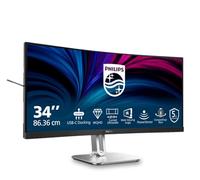 Philips 5000 series 34B2U5600C/00 pantalla para PC 86,4 cm (34") 3440 x 1440 Pixeles Dual QHD LCD Gris