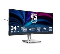 PHILIPS 34B2U5900C W-UHD Monitor 34 Pulgadas 120Hz/240Hz Dual Mode Panel VA, 4ms GtG, HDR400, Altavoces, Altura Ajustable, (5120x2160@120Hz; 2560x1080@240Hz HDMI 2X 2.1 DP 1x 1.4 USB Hub) Gris Oscuro