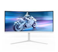 Philips EVNIA 34M2C5501A - Monitor 34 Pulgadas UWQHD Curvo, WLED, 180Hz, Fast VA, 1 ms GtG, HDR10, Adaptive Sync., Altavoces, Altura Ajustable (3440x1440, 2X HDMI 2.0, 1x DP 1.4, USB-Hub) Gris