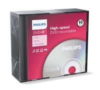 Philips 4,7 GB DVD + R / 120Min / 16X Slimcase (10 Disc)