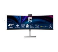 Philips 49B2U6900CH Monitor 49 Pulgadas DQHD, 75Hz, VA, 4 ms GtG, Adaptive Sync., HDR400, Altura Ajustable, Altavoces (5120x1440, 2X HDMI 2.0, 1x DP 1.4, USB-Hub, USB-C), Negro