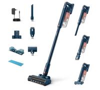 PHILIPS 5000 SpeedPro MAX Aspiradora sin Cable, 60min, PowerCyclone10 | 60 min de autonomía, 195m², succión potente, cepillo para mascotas, luces LED, módulo Aqua (XC5142/01)