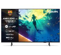 Philips Ambilight 55PUS8010 4K LED Smart TV - Pantalla de 55 Pulgadas con Plataforma Titan OS, Pixel Precise Ultra HD y Sonido Dolby Atmos - Funciona con Alexa y con el Asistente de Voz de Google