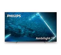 Philips 55OLED707/12 OLED 4K, Android TV, UHD, Ambilight de 3 Lados, Compatible con Alexa y Google Assistant, Dolby Vision y Dolby Atmos, 2022, Marco de Bisel metálico, 55"
