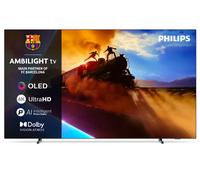 Philips 55OLED760/12 - Smart TV OLED 55 Pulgadas (139 cm) 4K Ultra HD 120 Hz, Ambilight 3 Lados, Titan OS 2025, Dolby Atmos, HDR10+, Modo Juego, Color Negro