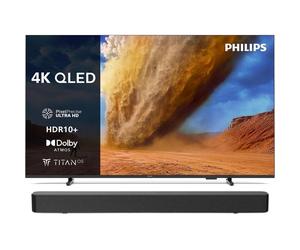 Philips 55PUS7810 4K UHD QLED 139cm 55" Smart TV Dolby Atmos Titan OS + TAB4000 Barra de Sonido