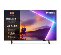 Philips 55PUS8500/12 Televisor 4K Ultra HD 55" QLED 139.7 cm (55") Ambilight Smart TV Titan OS, WiFi, Bluetooth 5.2, Dolby Atmos, HDR10+, Modo Juego, Negro