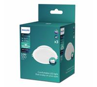Philips - 59444 MESON 080 5.5W 40K WH rec 3 pack