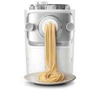 Philips 7000 Series Pasta Maker, ProExtrude Technology 150W, 8 discos, hasta 8 porciones, aplicación NutriU, blanco, (HR2660/03)
