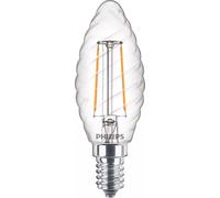 Bombilla led vela philips classic twisted 25 w e14 2 w e (2700k)